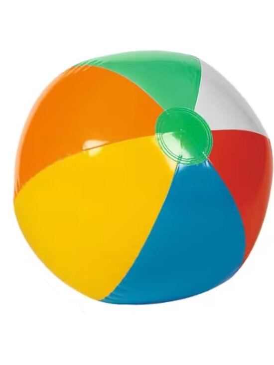Oriental Trading Other - 18-Pk 18” Inflatable Rainbow Beach Balls Bulk Lot New NIP Pool Game Party Favors